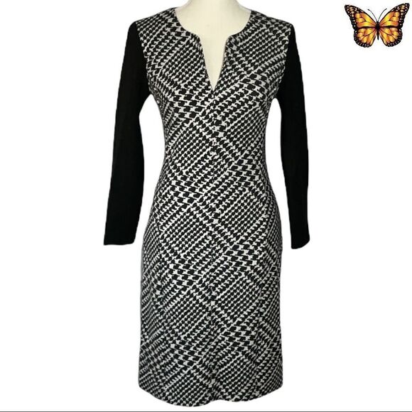 Victoria's Secret Houndstooth Sheath Dress Size 2 - Picture 1 of 9